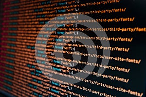 Desktop source code and Wallpaper by Computer language with coding and programming.