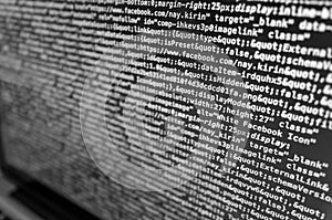 Desktop source code and Wallpaper by Computer language with coding and programming.