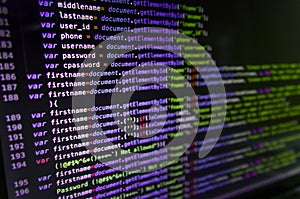 Desktop source code and Wallpaper by Computer language with coding and programming.