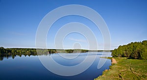 Desna river landscape