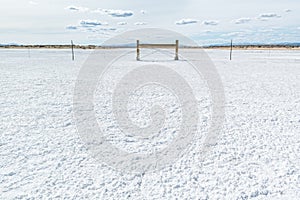 Desolate alkali flat