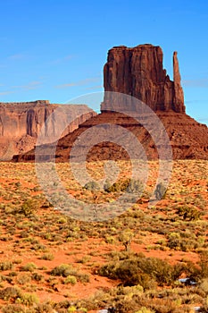 Desolate and Barren Monument Valley Arizona USA Navajo Nation