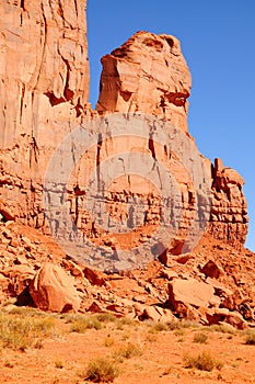 Desolate and Barren Monument Valley Arizona USA Navajo Nation