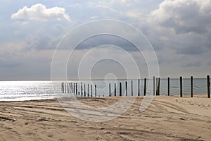 Desolate Corolla Beach Before Storm