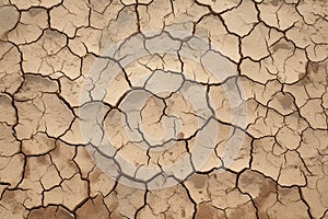 Desolate earth Background of parched and cracked dry ground