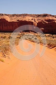 Desolate Monument Valley Arizona USA Navajo Nation