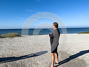 Desolate Turtle Beach on Florida\'s Gulf of Mexico coast