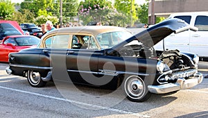 1953 Desoto Club Coupe Black and Tan