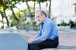 Desperate and lonely retired businessman
