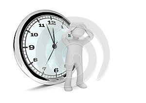 Desperate Manikin Clock