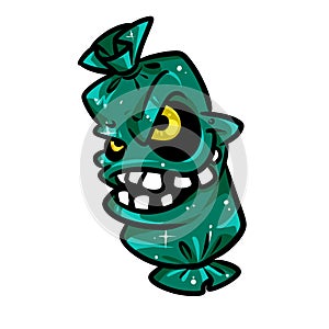 Despicable Green Candy nasty food character cartoon