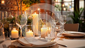 Despite the modern decor the use of candlelight adds a touch of nostalgia and romance to the artistic setting. 2d flat