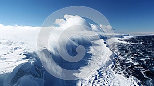 Despite their destructive potential katabatic winds also play a vital role in maintaining temperature balance in various photo