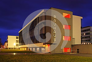 Dessau Bauhaus night