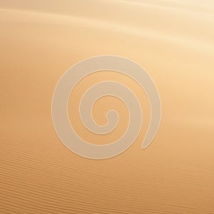 A desert with light ripples on it by the wind