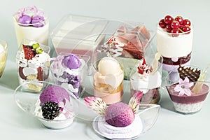 Dessert mini canepa for banquets for receptions receptions photo