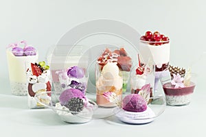 Dessert mini canepa for banquets for receptions receptions photo