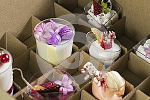 Dessert mini canepa for banquets for receptions receptions photo