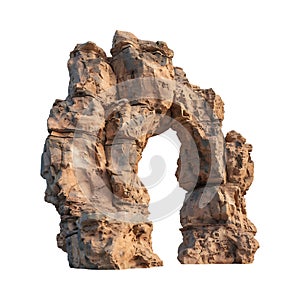 Dessert Rock Arch on Transparent Background - Ai Generated