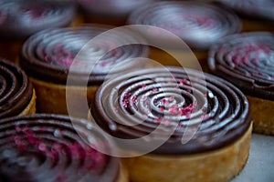 Dessert table for a party Candy bar. Rich thematic wedding candy bar, high variety of sweets