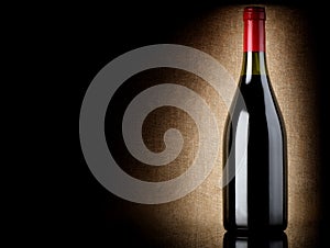 Dessert wine on an old background