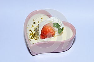 Dessert of yoghourt