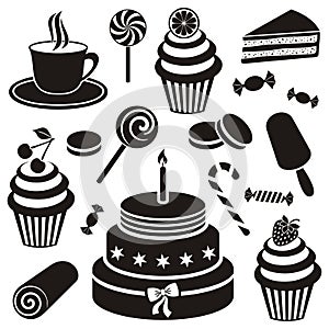 Desserts and sweets icon