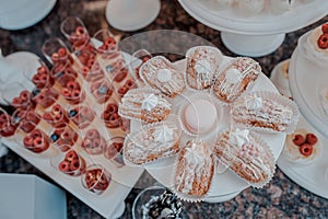Desserts for a wedding table