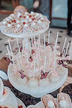 Desserts for a wedding table