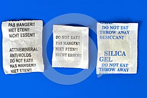 Dessicant, silica gel