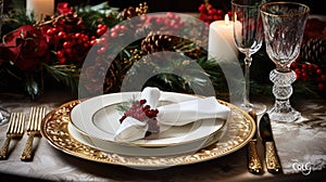 destination holiday place setting