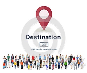 Destination Location Holiday Navigation Place Concept