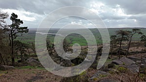 Destination scenics at The Roaches in the Peak District National Park