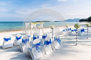 Destination Wedding Venue on the beach, Samui Island, Thailand