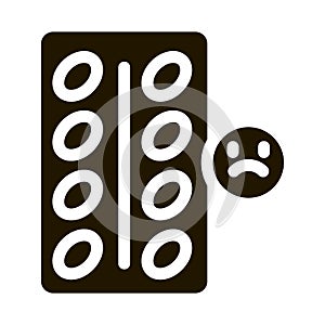 Destress Pills Icon Vector Glyph Illustration