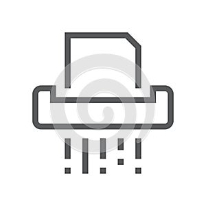 Destroy document icon