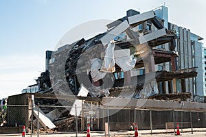 Destroyed building