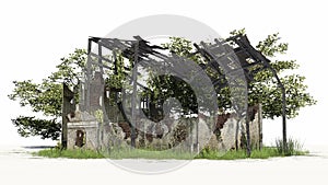 Destroyed building - ruin