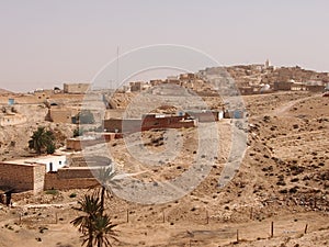 The destroyed dwellings of berbers