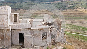 Destroyed house in abandoned village, Crete, Greece