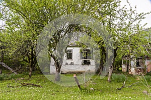 Destroyed house in Abkhazia