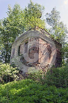 Destroyed Orthodox church