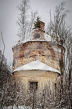 Destroyed orthodox church