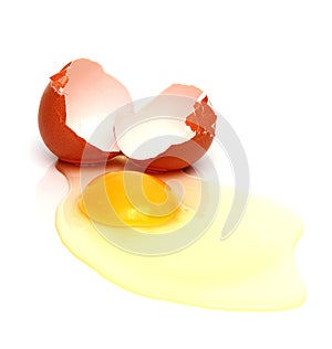 Destructed egg