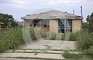 Destructed House after Hurricane Katrina photo