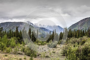 Destruction Bay- nearby- Alaska Highway-Yukon Territory- CA