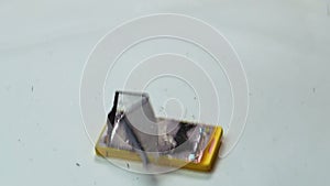 Destruction of a Cell Phone with a Hammer