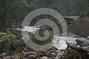 destruction and devastation caused by floods