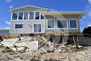 Destruction at Vilano Beach, Florida