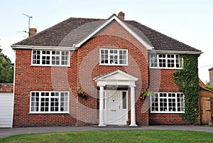Detached Red Brick House photo